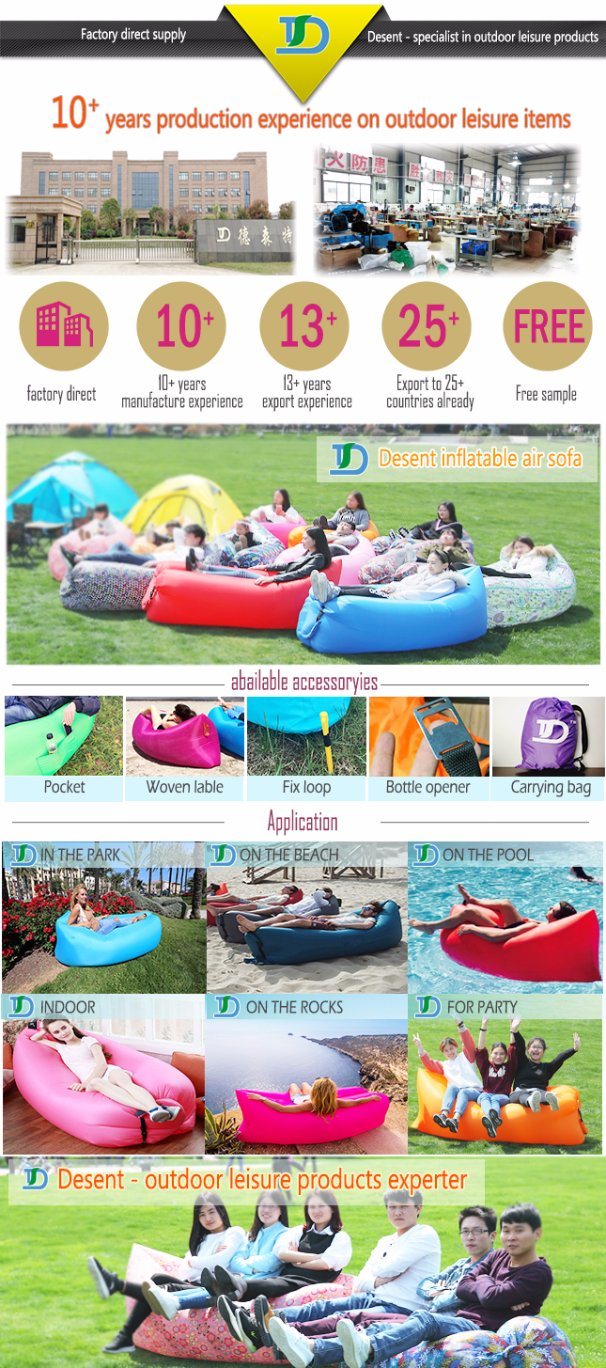 Beach Camping Inflatable Air Sofa for Summer Holiday
