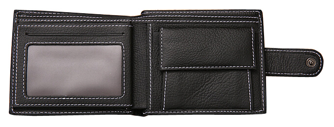 Fashion Leather Travel Card Coin Men Wallet (MH-2241)