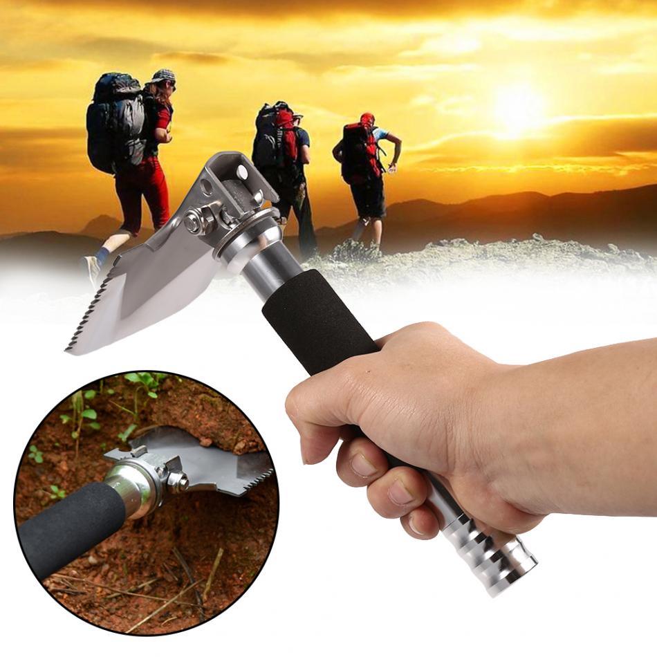Multi-Functional Military Folding Shovel Spade Garden Camping Hiking Outdoor Survival Tool