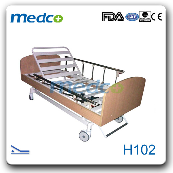 Hospital Furniture Single Function Manual Home Care Bed