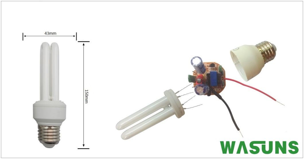 2u 11W E27 B22 Approval Light Lamp Energy Saving Lamp