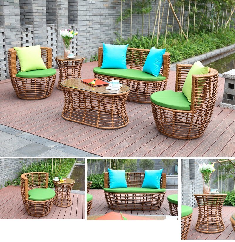 2018 New Rattan Garden Furniture Outdoor Sofa Set-S811