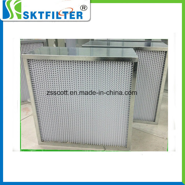 Stainless Steel Frame Deep Pleat Use for Industrial Air Filter