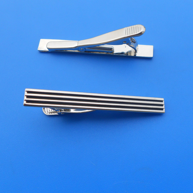 Customized Logo Tie Clip Packed in a Plastic Box
