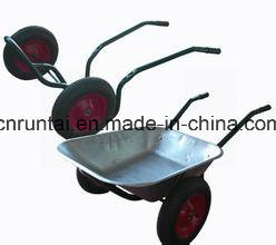 Strong Double Pneumatic Wheel Wheelbarrow (Wb6406)