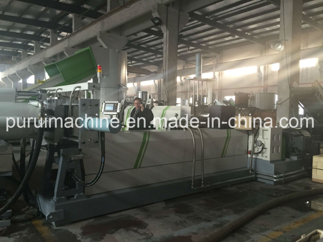 Environmental Two-Stage Plastic Granulating Machine with Die Face Cutting