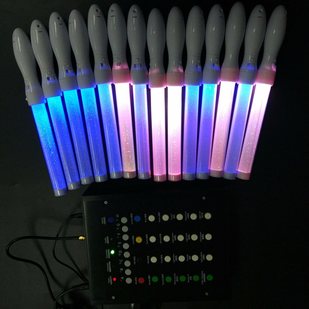 Custom Logo Radio Remote Control LED Glow Stick Flashing Light Stick