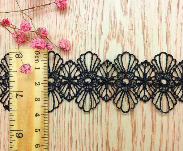 More Design Choice Chemical Embroidery Lace for Garment