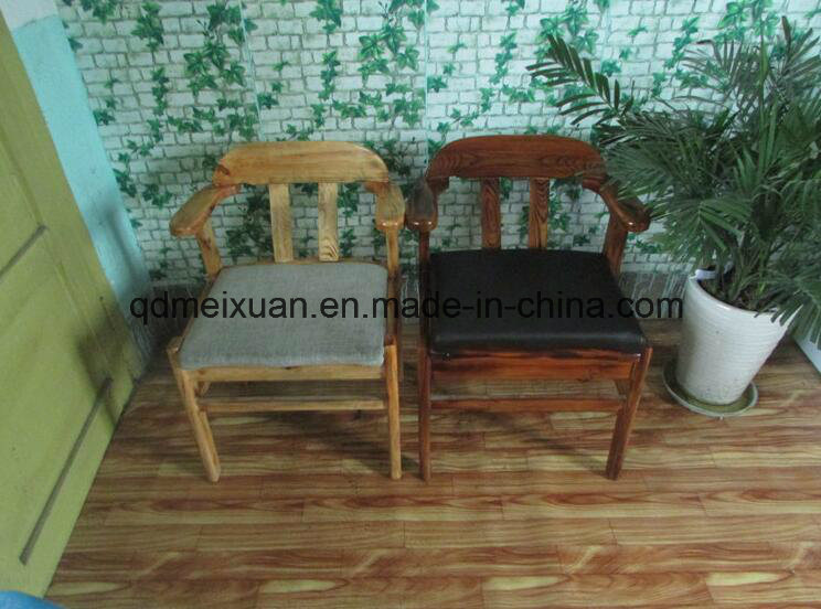 Solid Arm Wood Bar Chairs Dining Chairs Modern Chairs (M-X2509)