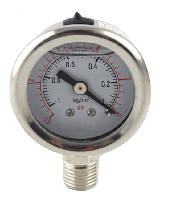 40mm All Stainless Steel Pressure Gauge Manometer