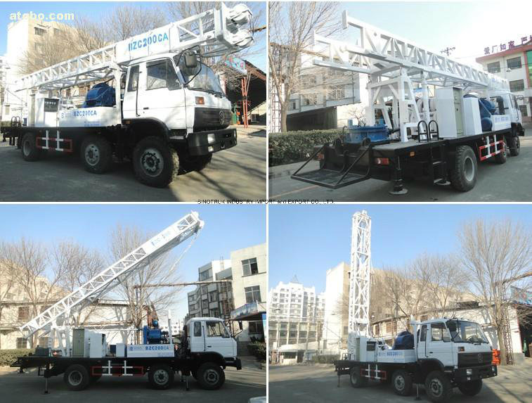 Professional Supply HOWO Truck-Mounted Water Well Core Drilling Rig of 400meters Depth