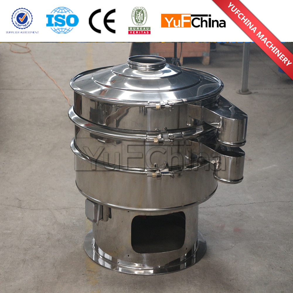 High Quality Vibrating Sieve Machine / Food Grade Rotary Vibrating Screen