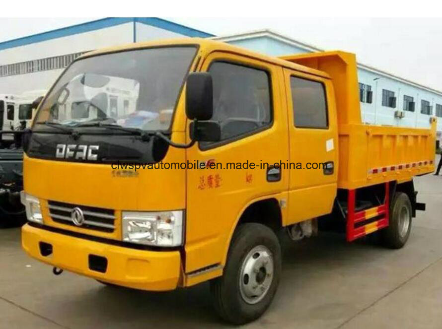 Dongfeng Hot Sale Tipper 4X2 Double Cab 3t to 5t Dump Truck for Sale