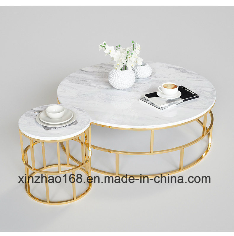 Modern Customized Marble Round Coffee Table