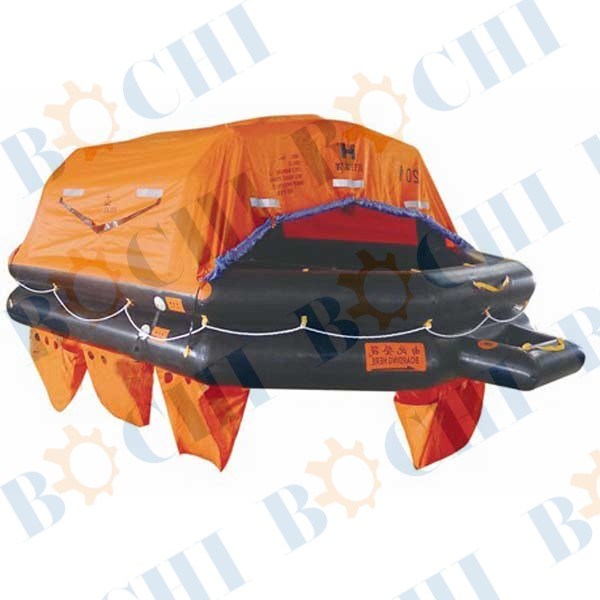 Throw-Over Davit-Launching Self-Righting Inflatable Life Raft U Type