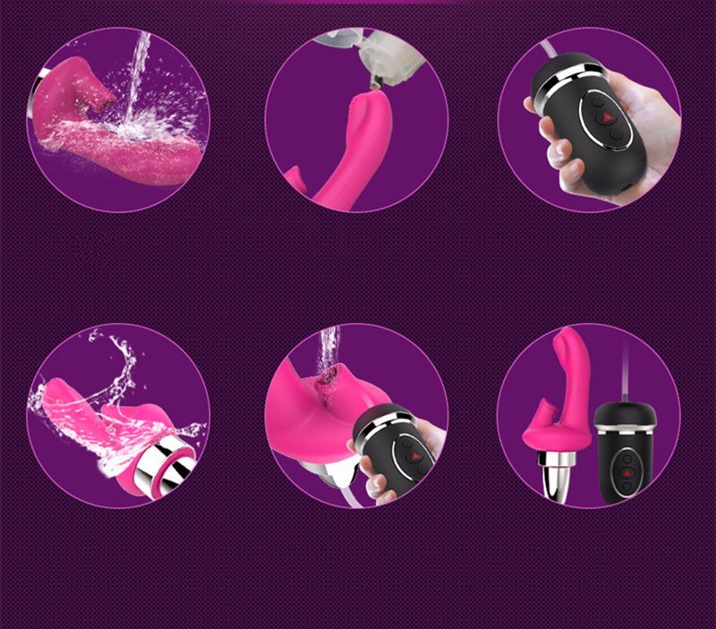 10 Vibration 5 Suction Modes Clitoral G-Spot Sucking Vibrator Massager Remote Adult Sex Toys for Women