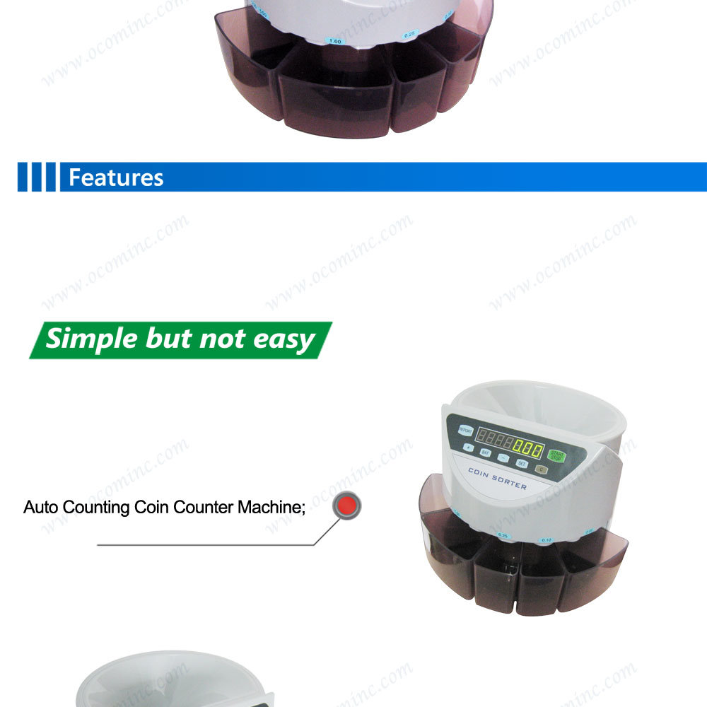 Auto Counting Coin Counter