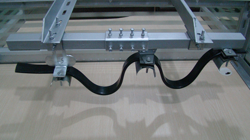 Crane Festoon Cable Systems Galvanized Steel Festoon Cable Trolley