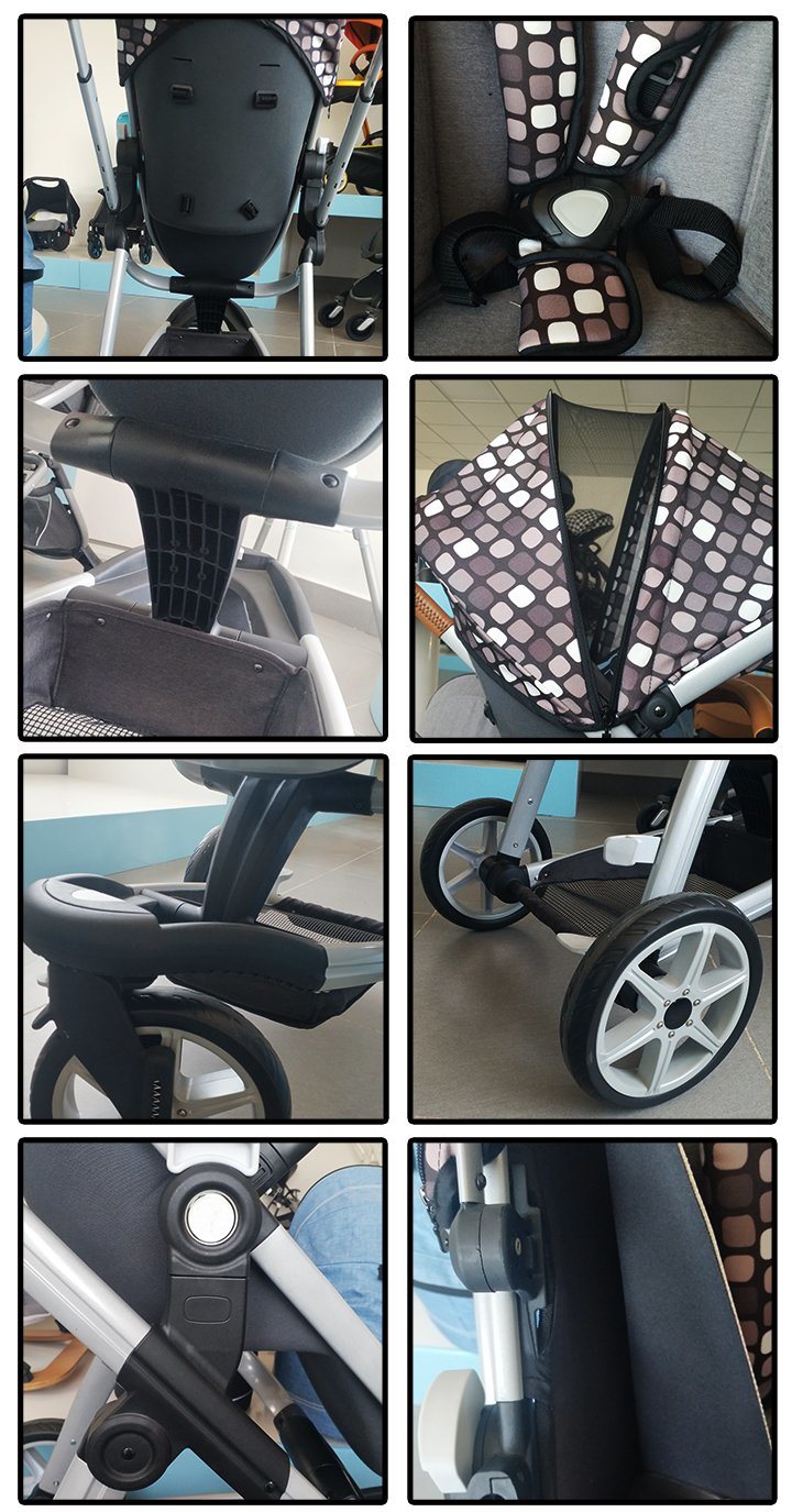 En1888 Luxury Aluminum Baby Stroller with Good Quality