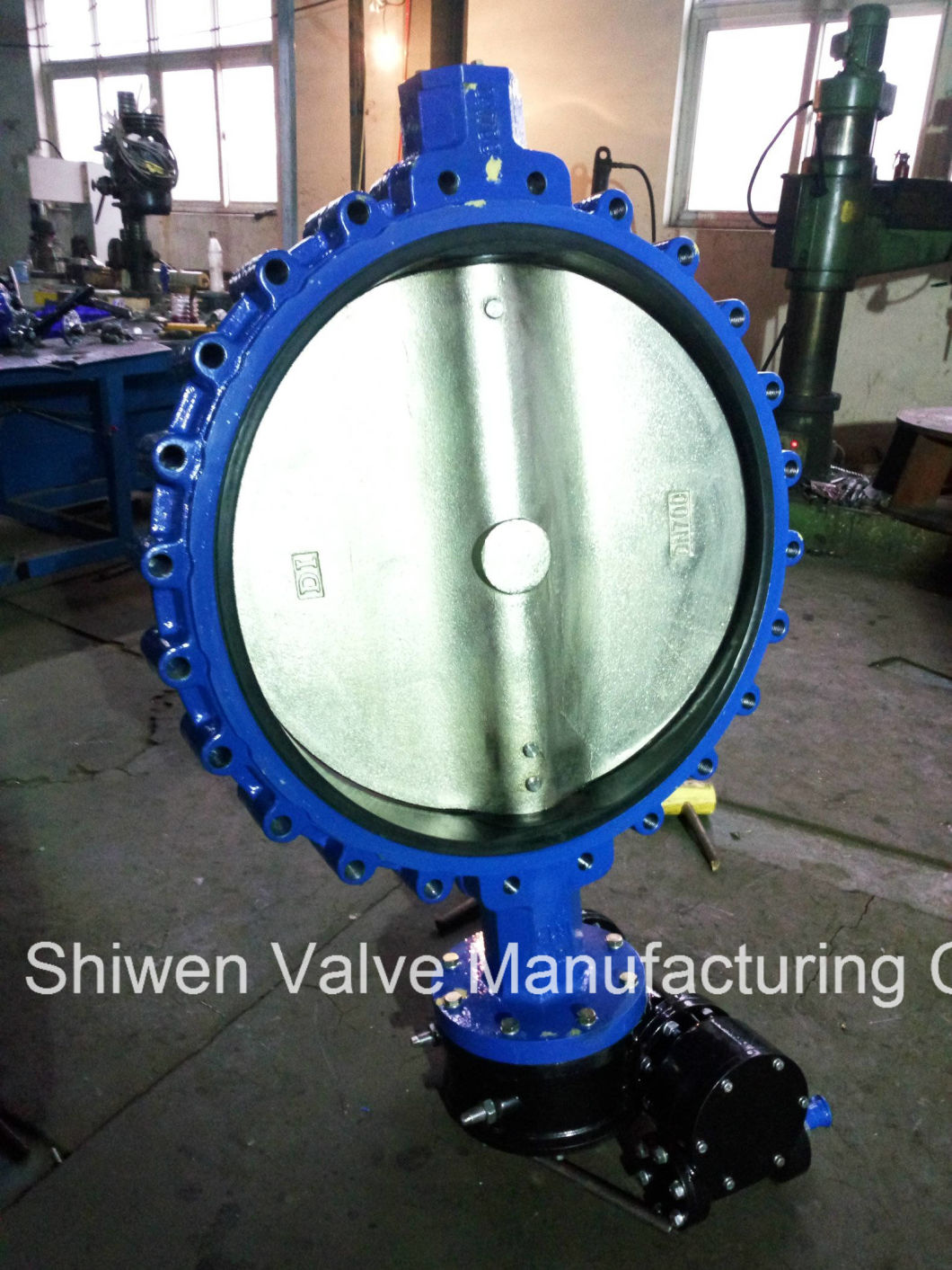 Ductile Iron Lugged Type Butterfly Valve with Gear Actuator