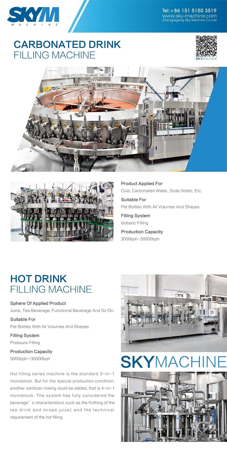 Pet Glass Bottle Carbonated Gas Sparking Water Juice Beverage Drink Beer Isobaric Filling Bottling Making Machine