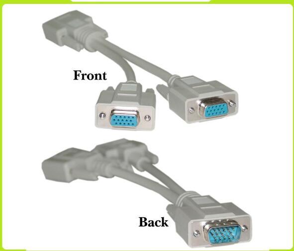 VGA to 2 Female VGA Video Splitter Cable