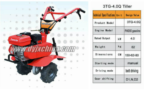 Mini Multi-Function Power Tiller