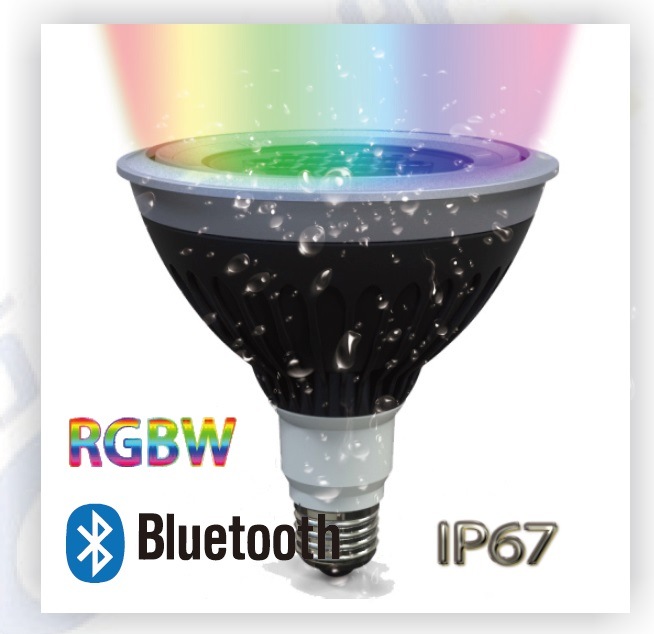 20W Waterproof RGB LED PAR38 Spotlight Wireless Remote Control