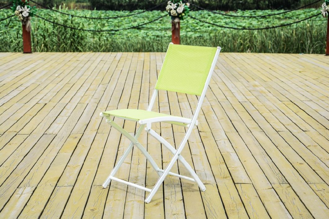 3 Pieces Steel Frame Folding Table and Chair Sets (JTJ1025)