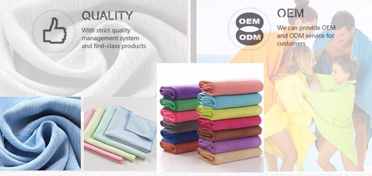 Wholesale High Quality Custom Beach Towel of Microfiber, Printed Microfiber Beach Towel
