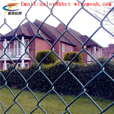 PVC-Coated Chain Link Wire Mesh Fencing