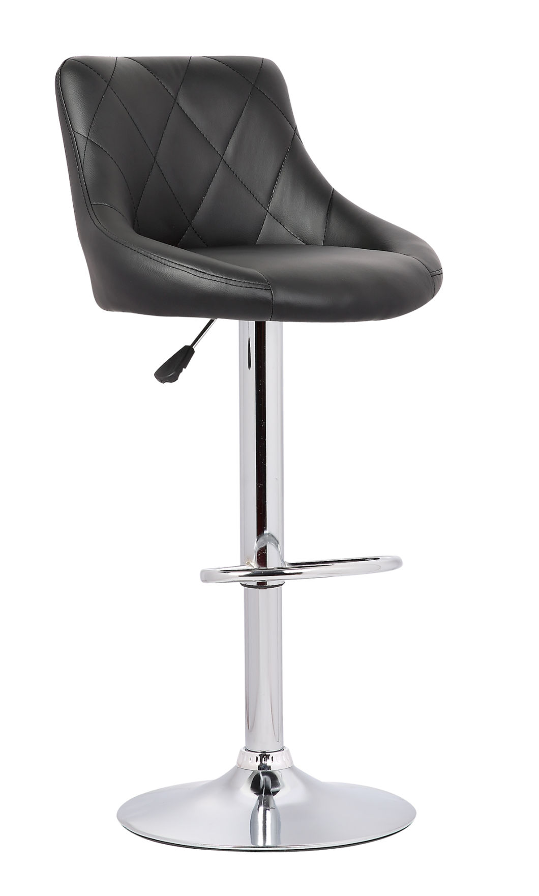 Swivel Barstools Synthetic Leather Rotating Adjustable Height Bar Chair
