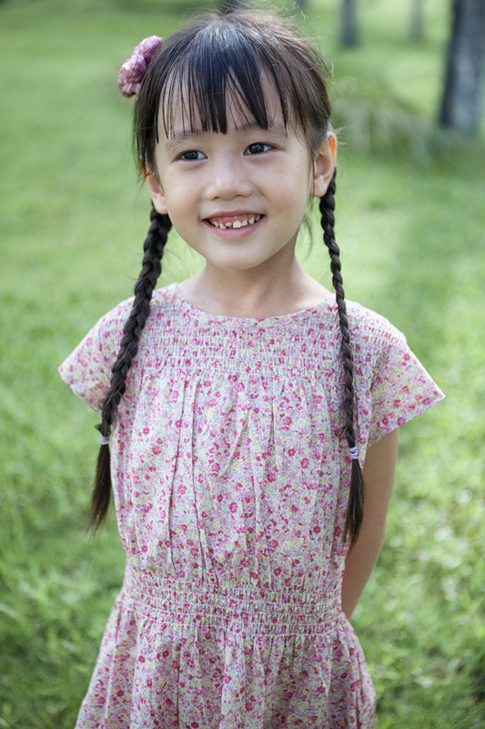 100% Cotton Children Apparel Flower Girl Dress for Summer