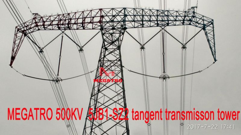 Megatro 500kv 5jb1-Sz2 Tangent Transmission Tower