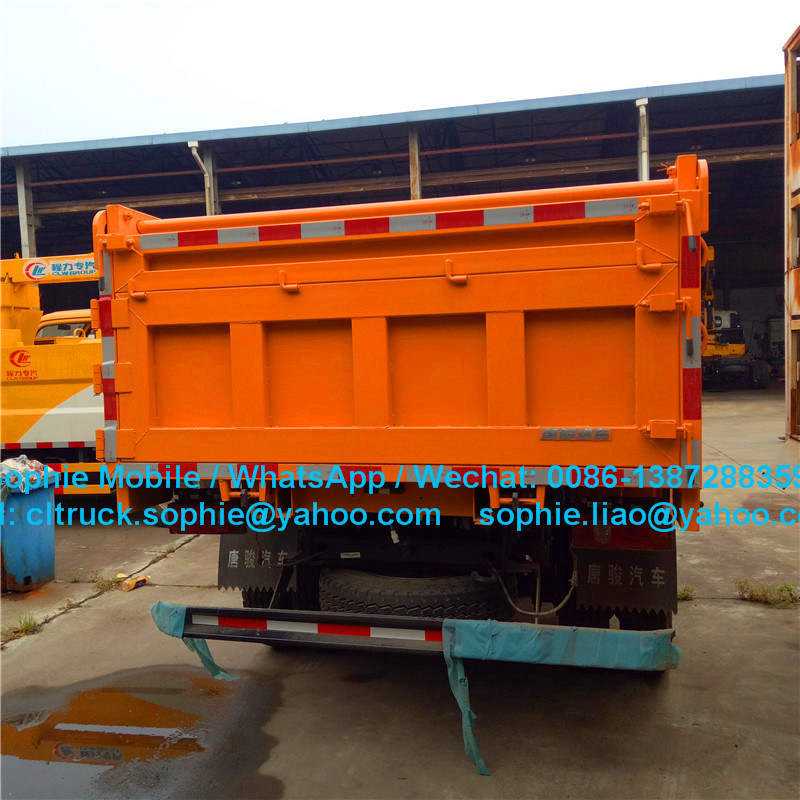 China 2mt 3mt T-King Mini Sand Tipper Dump Transportation Truck