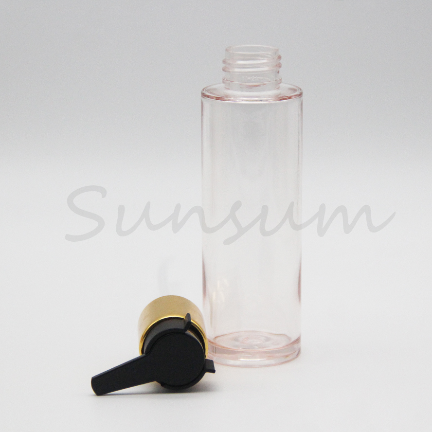 Transparent Spray Toner Lotion Bottle for Personal Care Products