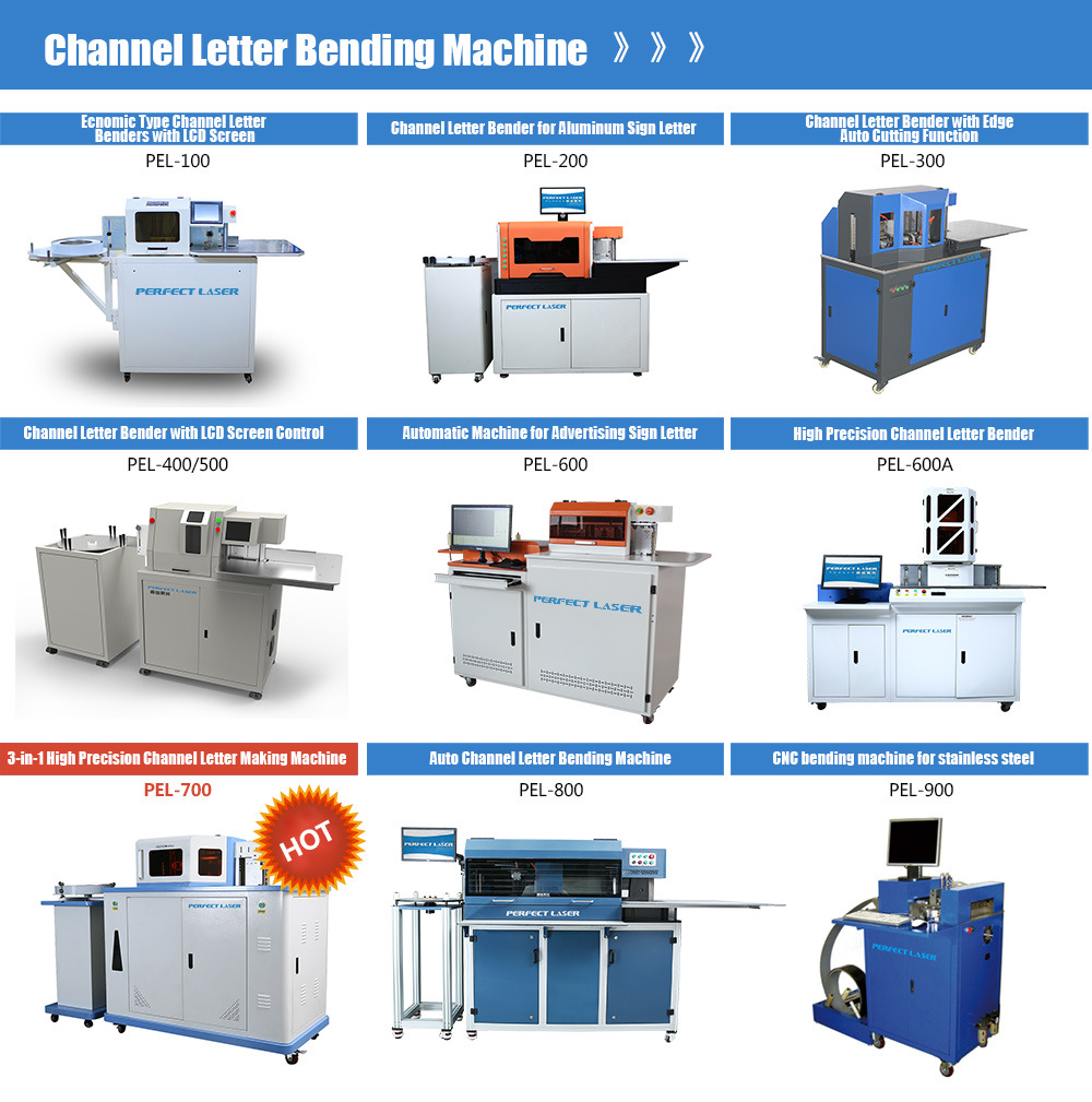 CNC Channel Letter Auto Bending Machine for Making Aluminum Coils Trim Cap Signage