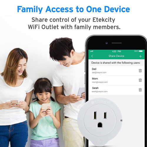 WiFi Smart Plug Mini Outlet with Energy Monitoring