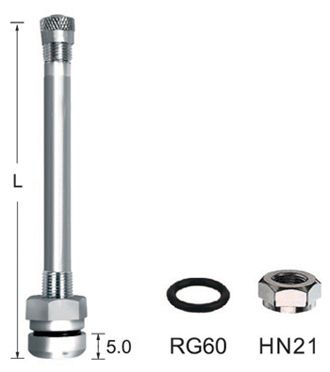 Nickle Plated Brass Auto Valve Stem/Brass Tyre Valve Replacement