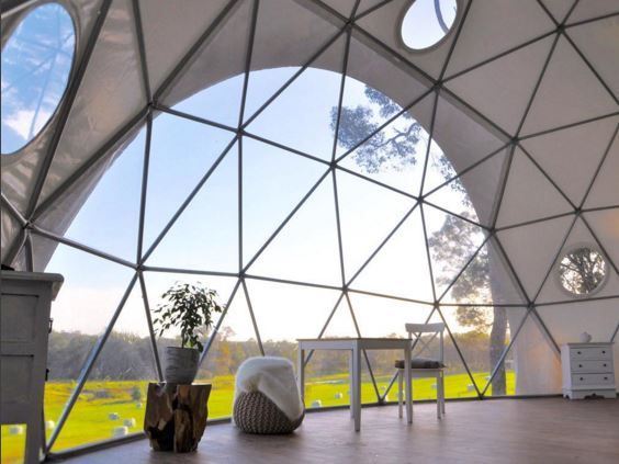 Dome Tent Diameter 7.5m 15m Transparent Dome Tent Octagon Tent Hexagonal Tent