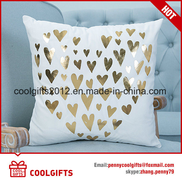 Promotional Decorative Cotton Square Printed Sofa Throw Pillow