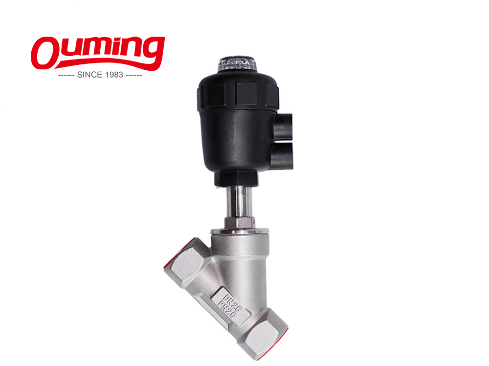 Quick Closing Pneumatic Dn20 Angle Gate Stop Check Valve