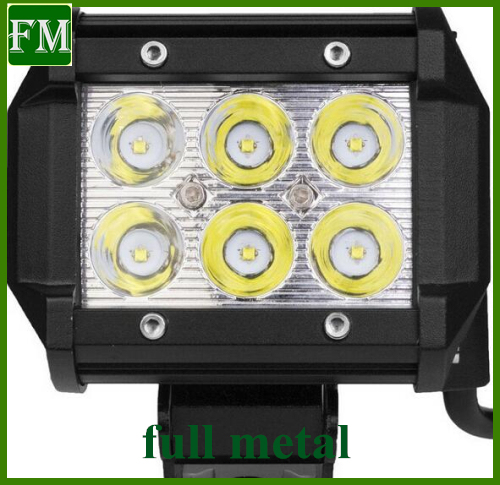 4 Inch 18W LED Driving Light Bar Working Light for Jeep Wrangler