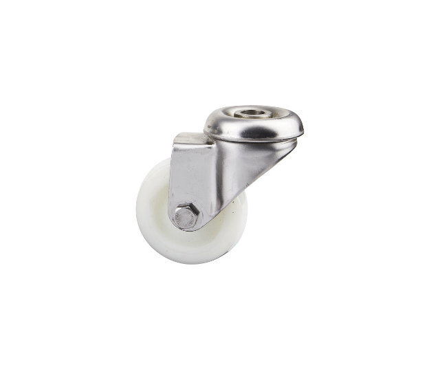 100mm Stainless Steel Bolt Hole Caster, Light Duty Caster