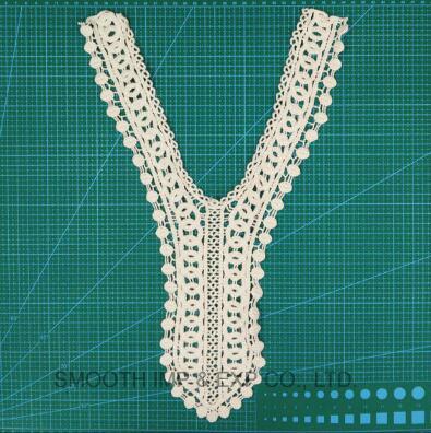 Fashion Cotton Crochet Necklace White Embroidery Lace Collar Fabric Textile