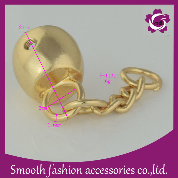 Fashion Promotion Metal Accessories Cord End Stopper Stainless Steel Hardware
