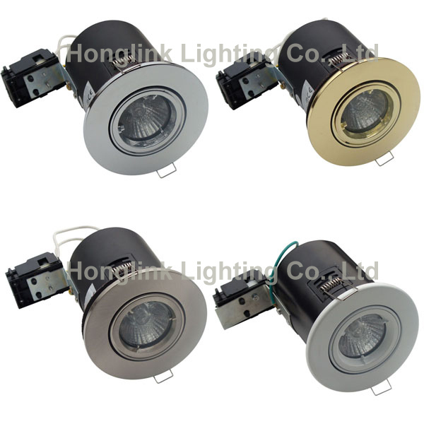 5W COB/SMD LED Bulb Chrome Tilt LED Fire Rated Downlight