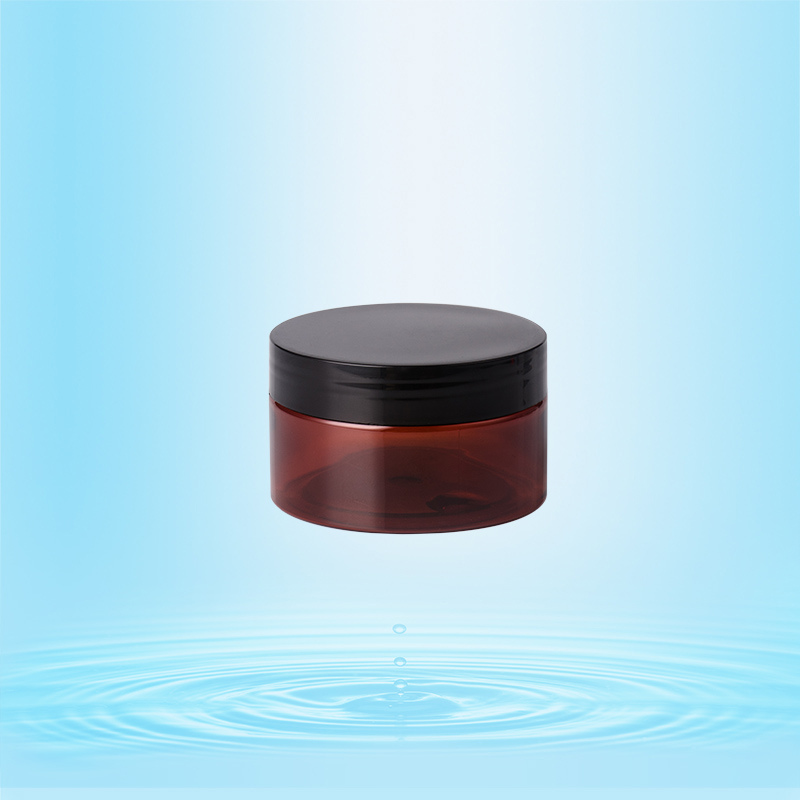 100ml Plastic Cream Jar with Black Cap for Food Packaging