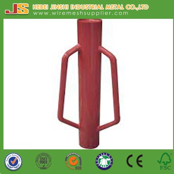 Ground Screw Anchor Installation Hand Working Anchor Driver