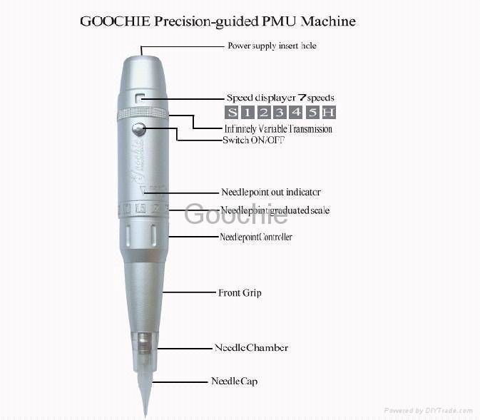 Goochie Digital Permanent Makeup Rotary Tattoo Machine 2011